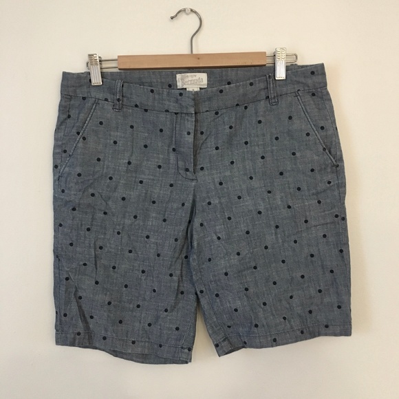 J. Crew Factory Pants - J.Crew Factory Polka Dot Bermuda Shorts